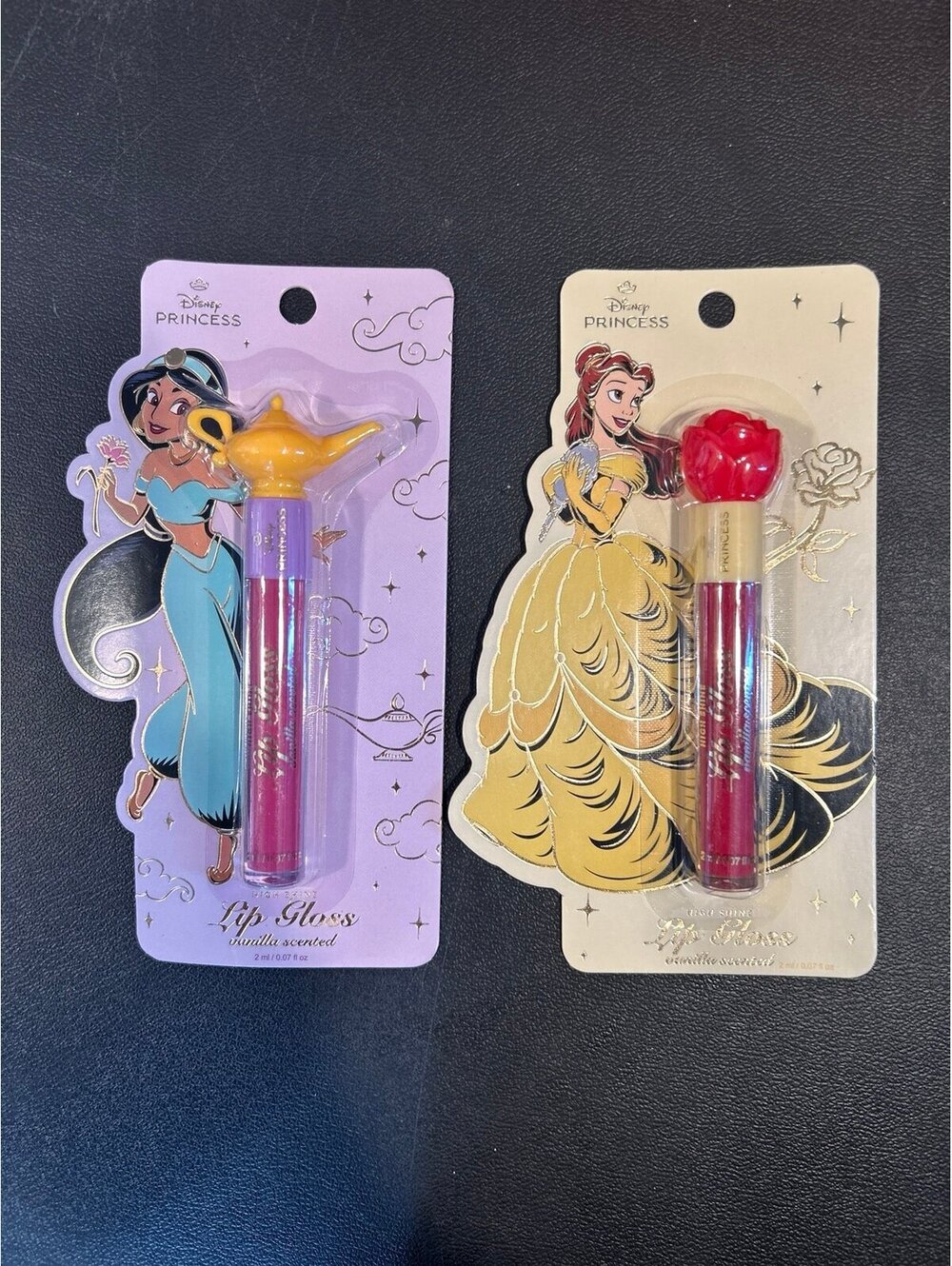 Disney Princess Jasmine & Belle Lip Gloss Set